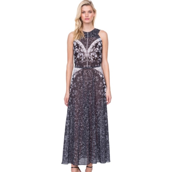 NWT GOTTEX CAMELLIA MAXI COVERUP DRESS M - Picture 1 of 3